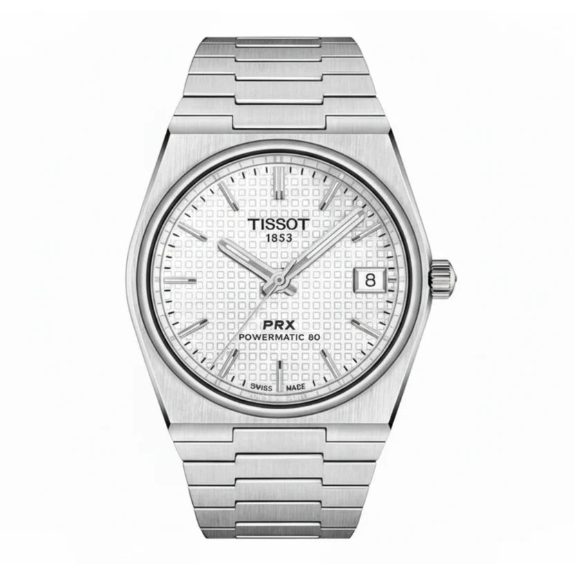 Tissot PRX Powermatic 80 - Cadran Blanc Texturé