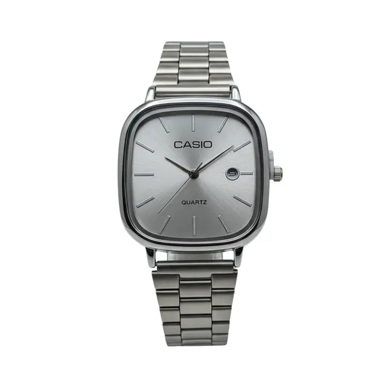 Montre casio Analogique Carrée Classique - Acier Inoxydable Argenté