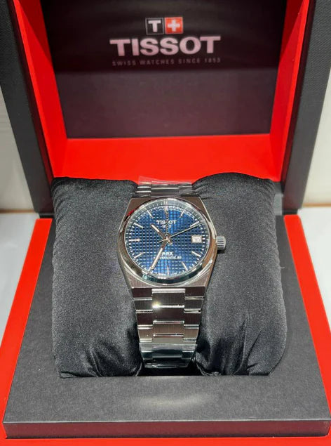 Tissot PRX Powermatic 80 - Montre Automatique Suisse Homme Cadran Bleu