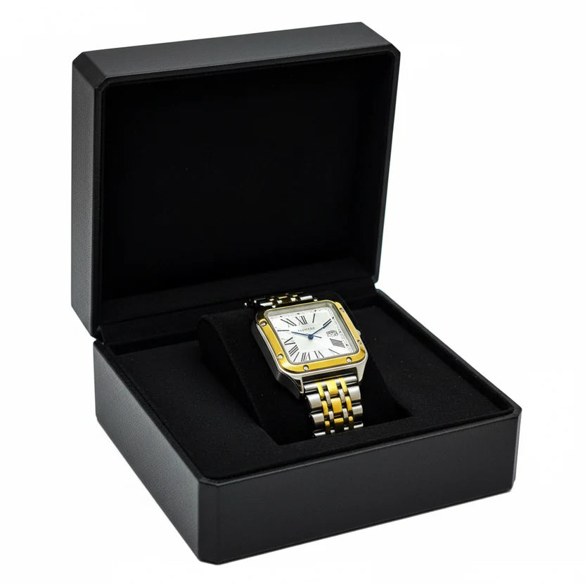 Montre Cartier Style Santos Bicolore