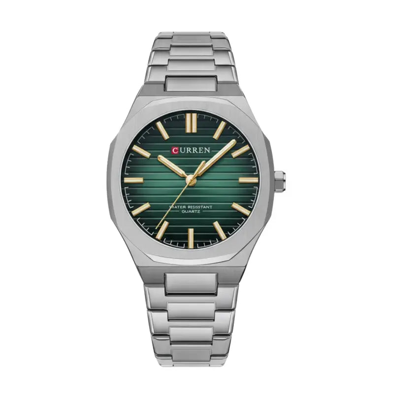 Montre Homme Curren 8456 – Cadran Vert & Design Raffiné