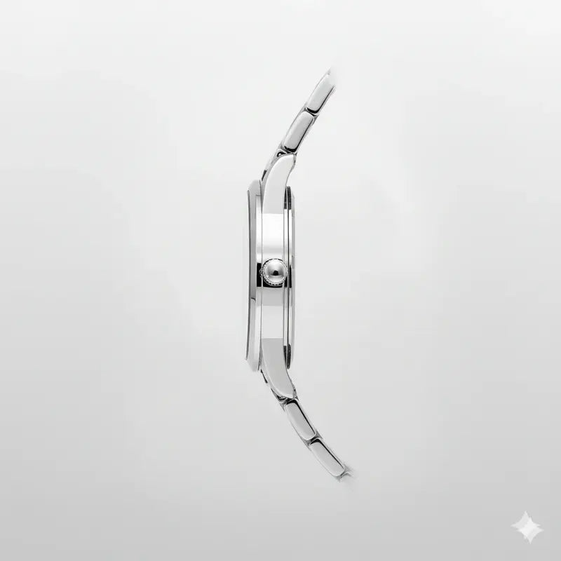 Geneva Classic Men's Stainless Steel Watch