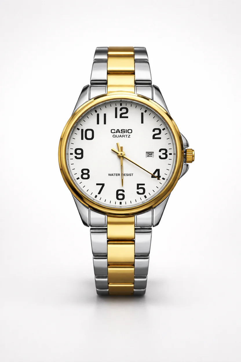 Montre Casio Quartz Bicolore pour Femme