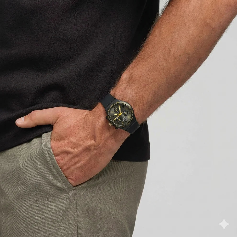Swatch Checkpoint Black - L'Élégance Sportive Urbaine