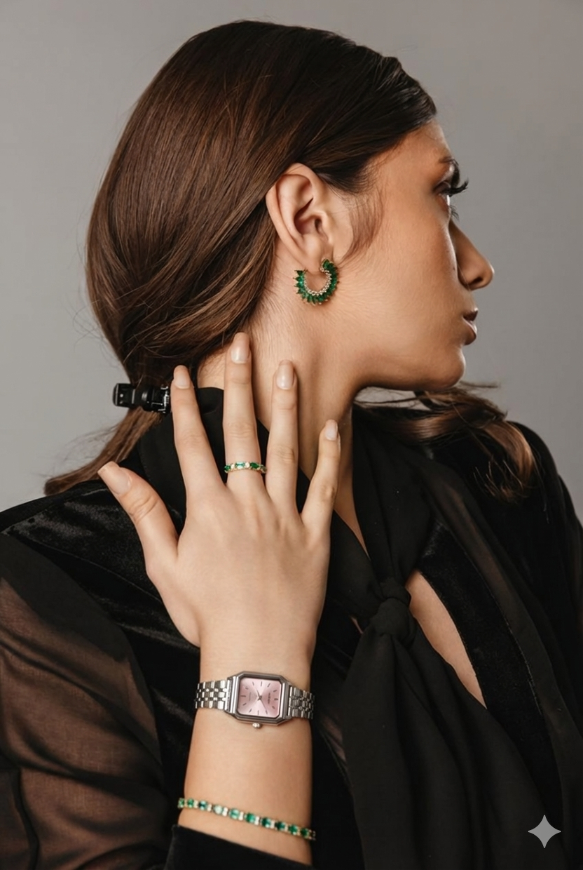 Montre Casio Femme LTP-V007 Cadran Rose Bracelet Acier Inoxydable