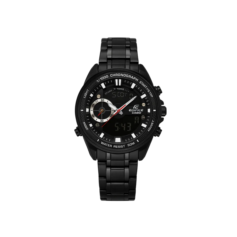 Montre CASIO EDIFICE Noire Élégante et Robuste