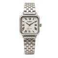 Montre Casio Femme Classique Carrée Aciée Cadran Blanc